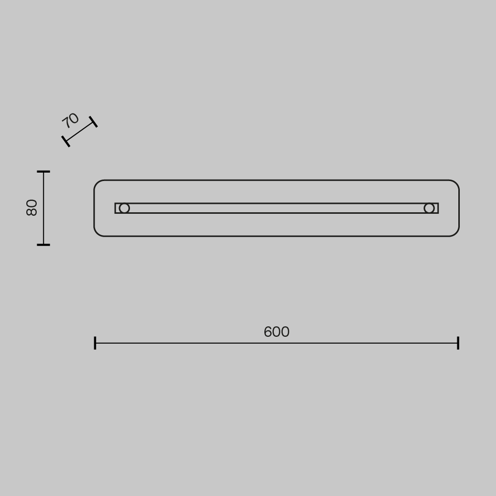 Настенный светодиодный светильник Maytoni Maya P091WL-L13CH3K