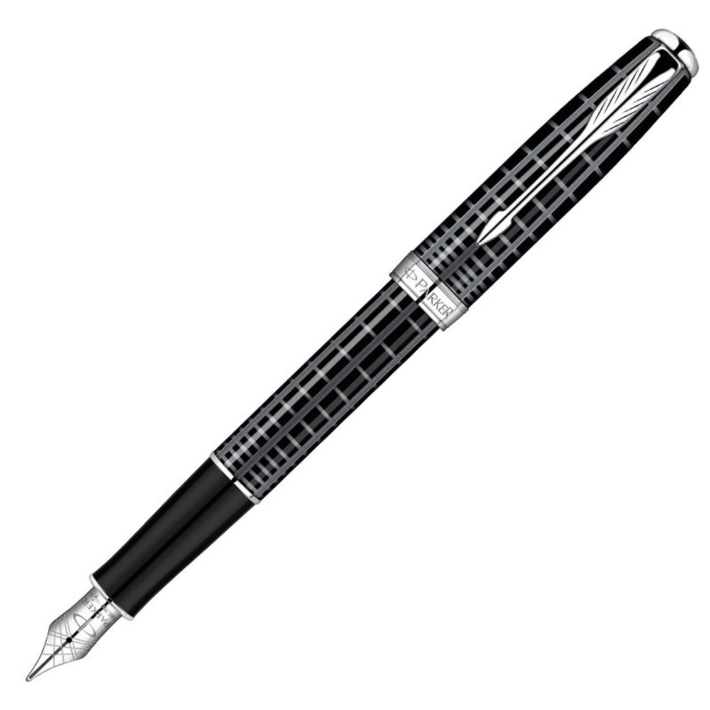 Перьевая ручка Parker Sonnet F531 PREMIUM Dark Grey Laquer CT перо 18Ct F (S0912390)