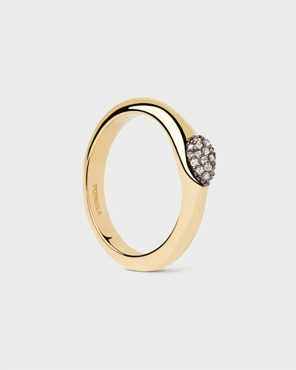 Набор колец The Rocks Ring серебро 925 пробы покрытое золотом
