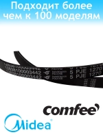 Ремень бака для стиральной машины MIDEA 12638100003442  ( DC81-01814A , 1049093 , 12638100003442 )