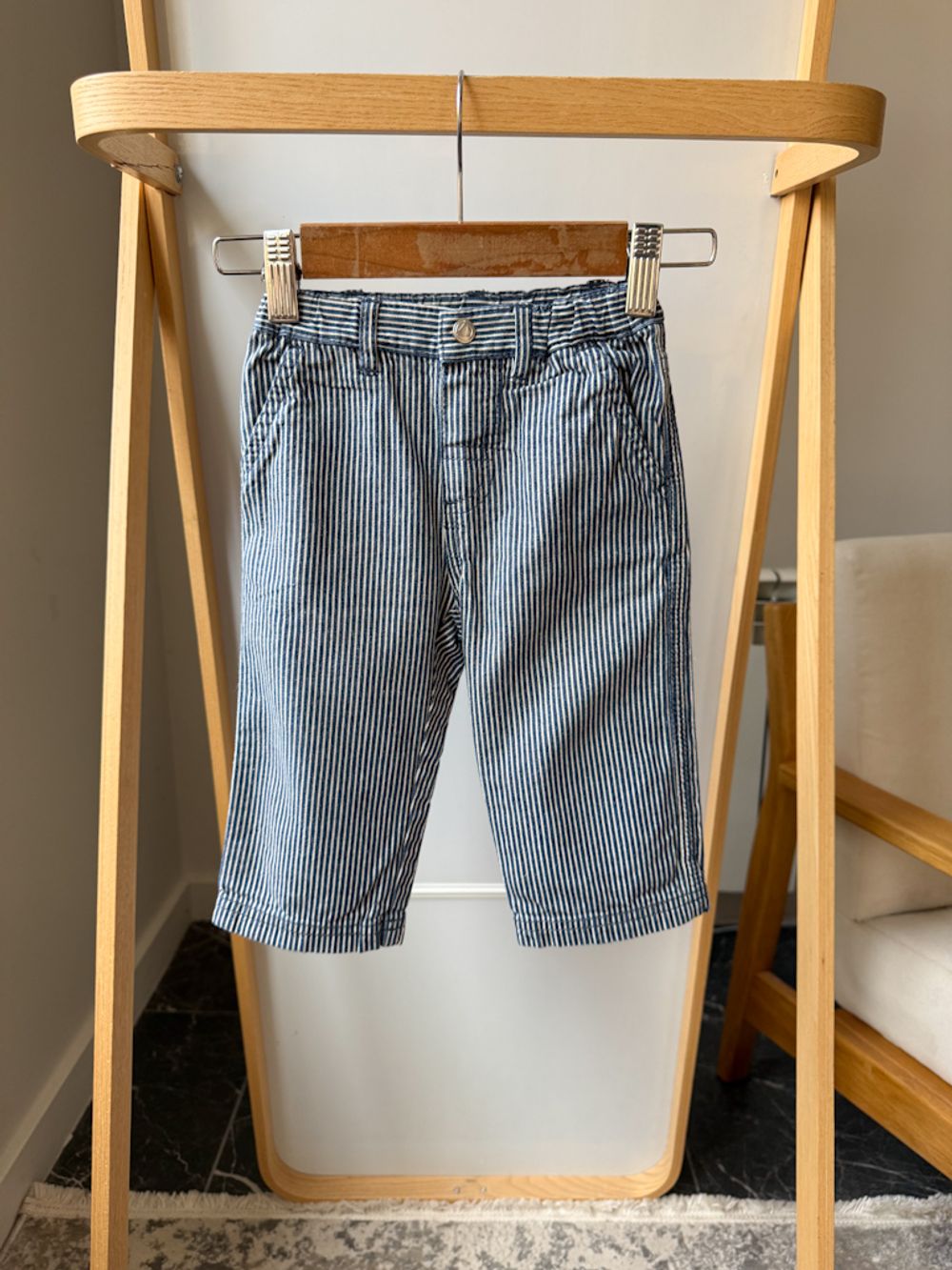 Хлопковые брюки Petit Bateau, 74