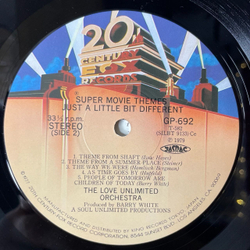Винтажная виниловая пластинка LP Barry White The Love Unlimited Orchestra Super Movie Themes Just A Little Bit Different (Japan 1979) (Obi)