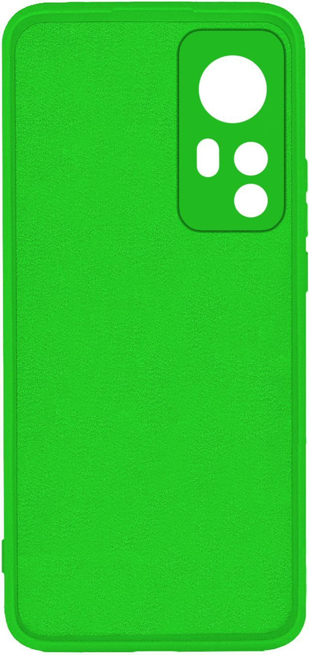 Мягкий Soft Touch чехол из силикона для XIAOMI 12 / 12X (не PRO,T,S,LITE!) с бархатной подкладкой