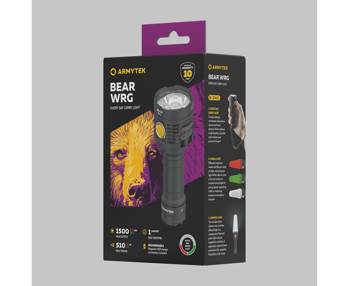 Фонарь Armytek Bear WRG (F09901C)
