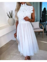 кружевное белое платье + plus size