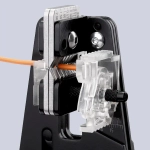Прецизионный инструмент для удаления изоляции чернёные 195 мм Knipex 12 12 11
