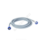 Шланг заливной для стиральной машины D=16мм гайка-гайка 3/4"-3/4" L=4,5м для х/в в упаковке с еврослотом Tuboflex