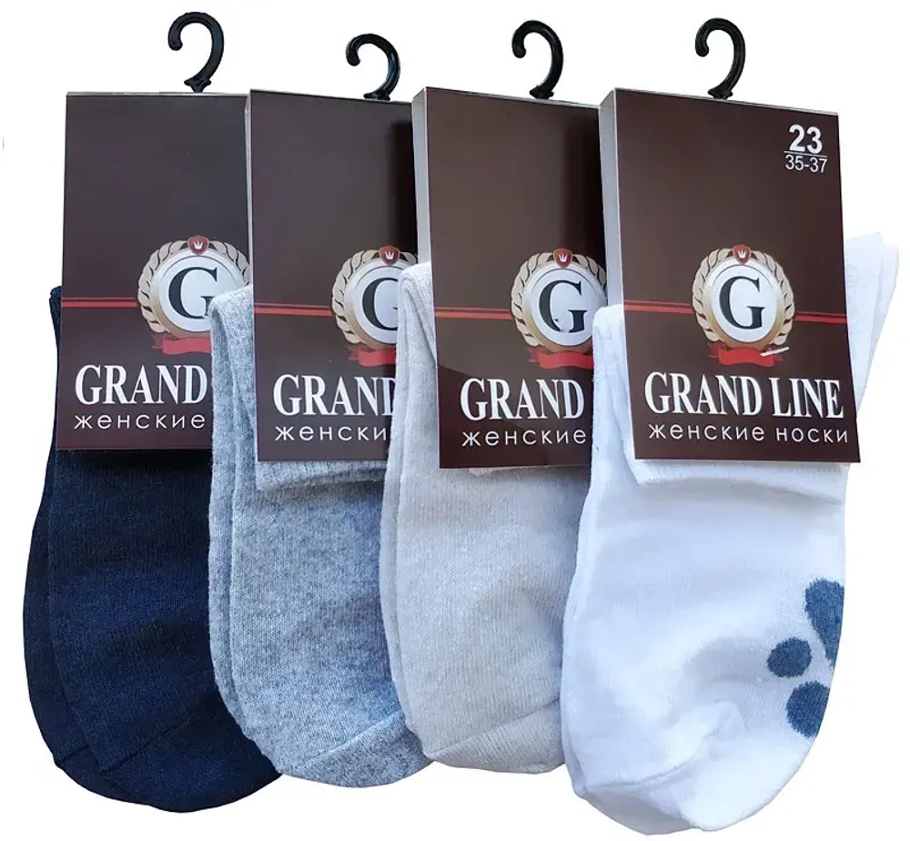 Носки женские GRAND LINE (ЖК-16, лапка на стопе), р. 23 (new)