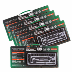 ( 5 K-T ) Набор инструментов 24пр. 1/2''(6гр.)(8-32мм) RockForce RF-4245B-5MPB ( 5 K-T )