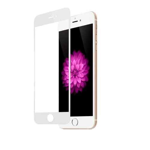 Защитное стекло 3D для Apple iPhone 7 Plus / 8 Plus, белая рамка