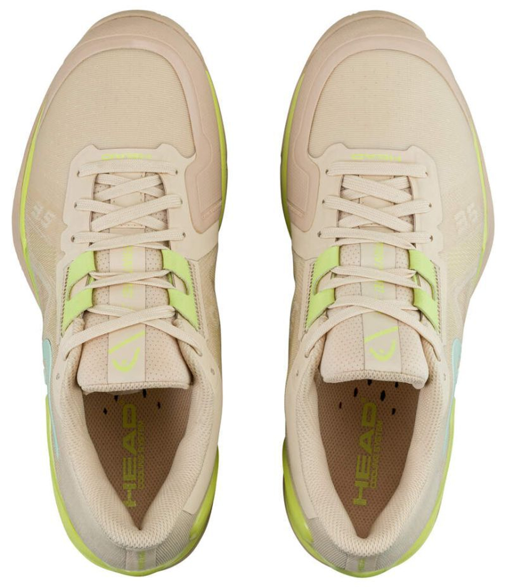 Женские Кроссовки теннисные Head Sprint Pro 3.5 Clay - macadamia/lime