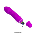 Фиолетовый мини-вибратор 13,5см Pretty Love Stev BI-014510