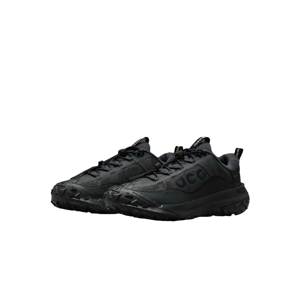alt="Водонепроницаемая мембрана GORE-TEX и утилитарные шнурки-утяжки на Nike ACG Mountain Fly 2 Low Black Grey"