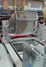 Автоматический двухголовый пильный станок Plastmak SC4000S Plus с наклоном пильных дисков в обе стороны