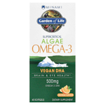 Minami Nutrition, Garden of Life®, омега-3 из водорослей, апельсин, 60 капсул