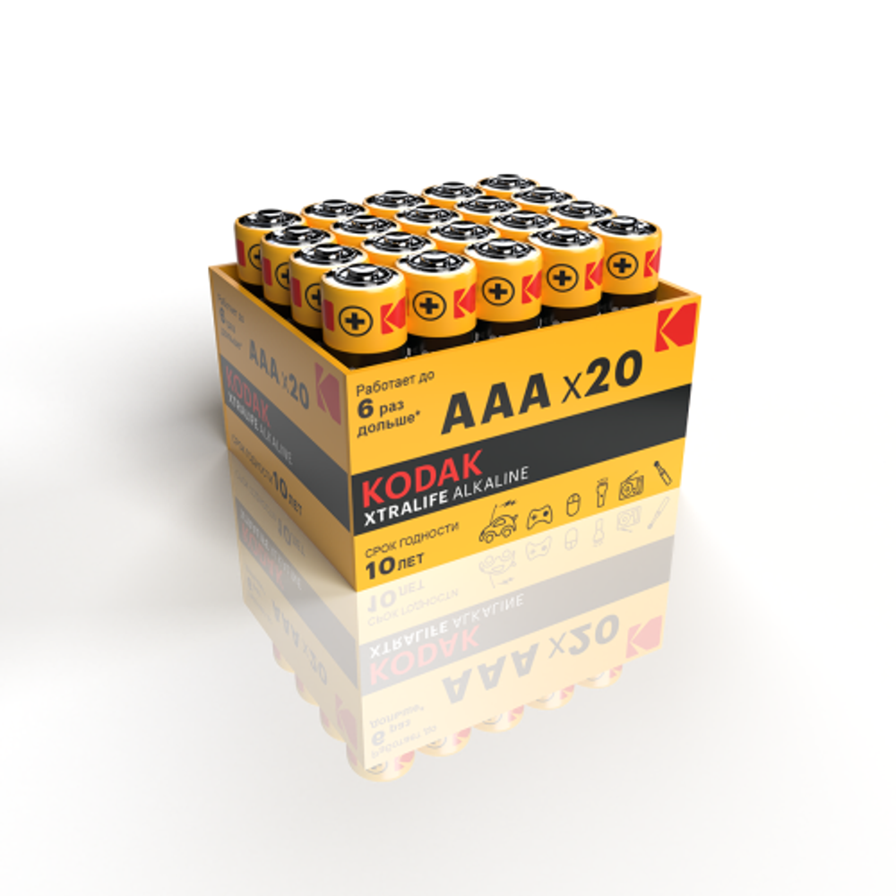 Батарейки Kodak LR03-20 bulk XTRALIFE Alkaline | Kodak