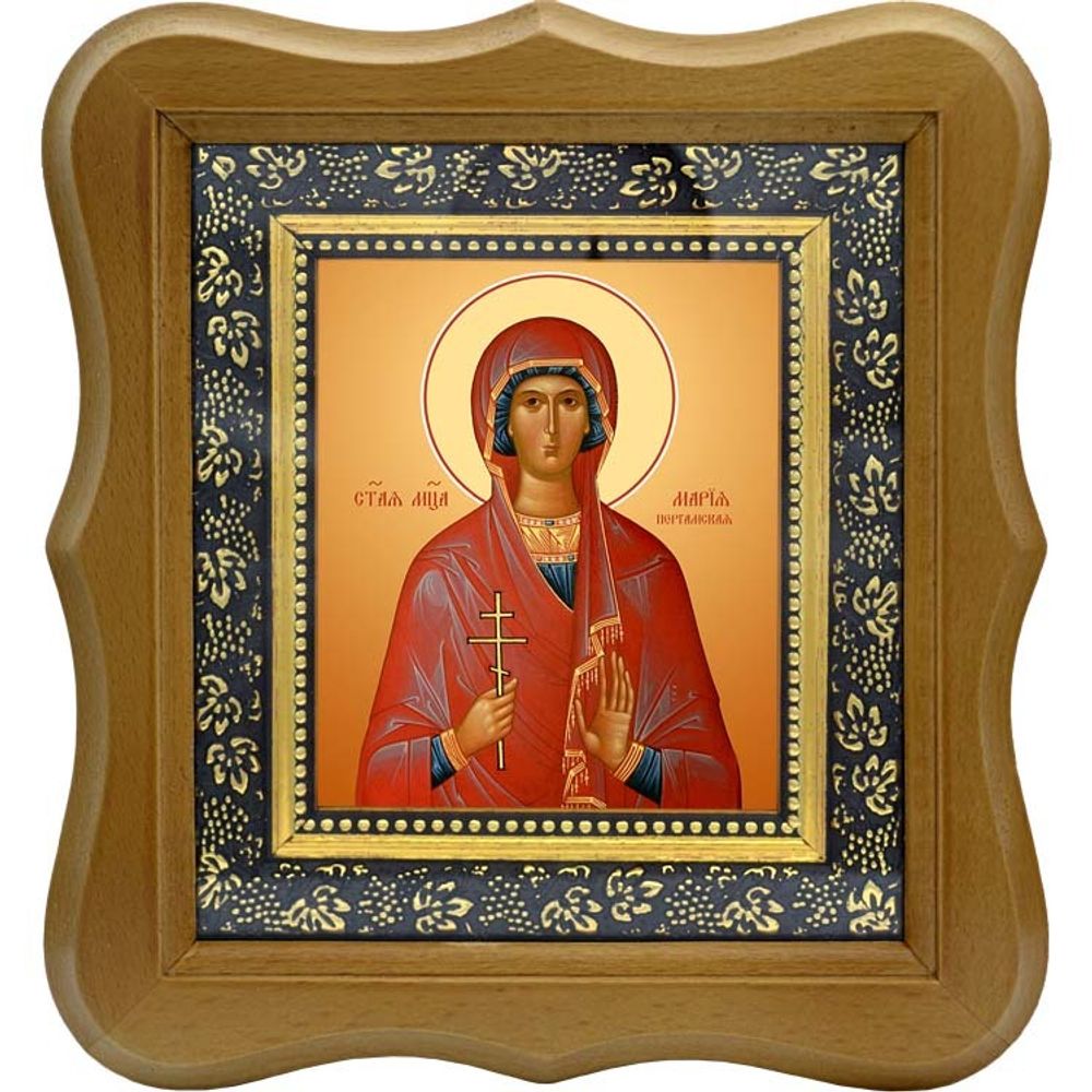 Мария Пергамская мученица. Икона на холсте.