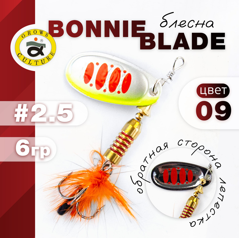 Блесна Grows Culture, реплика Bonnie Blade (2.5", 6гр)