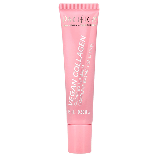 Pacifica, Vegan Collagen, комплексный бальзам для губ, с ванильным кексом и розовым отливом, 15 мл (0,5 жидк. унц.)
