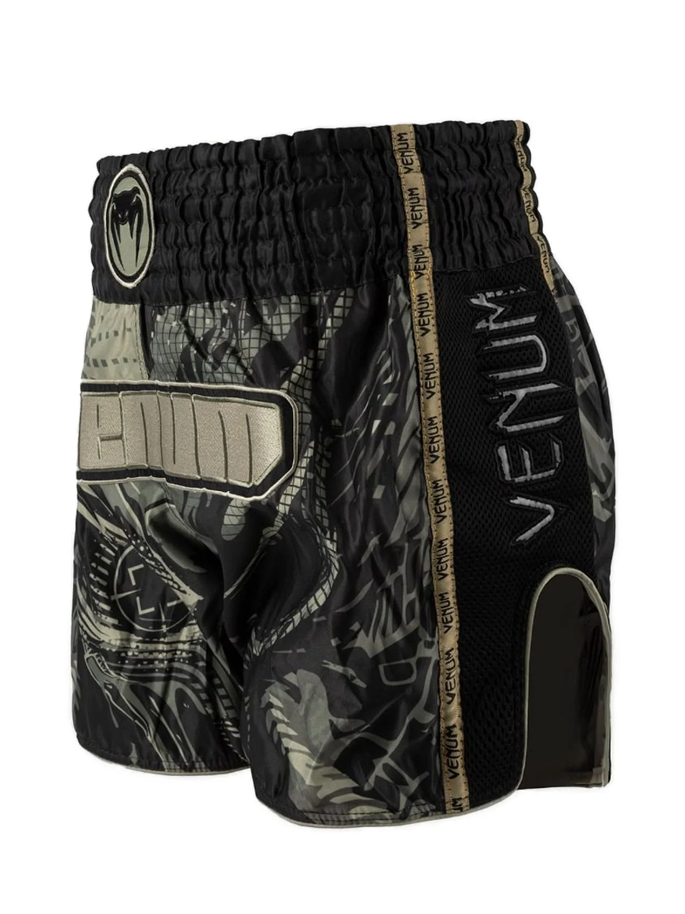 Шорты тайские Venum Invader Black/Sand