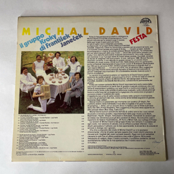 Винтажная виниловая пластинка LP Michal David Михал Давид Festa (Чехословакия 1985)