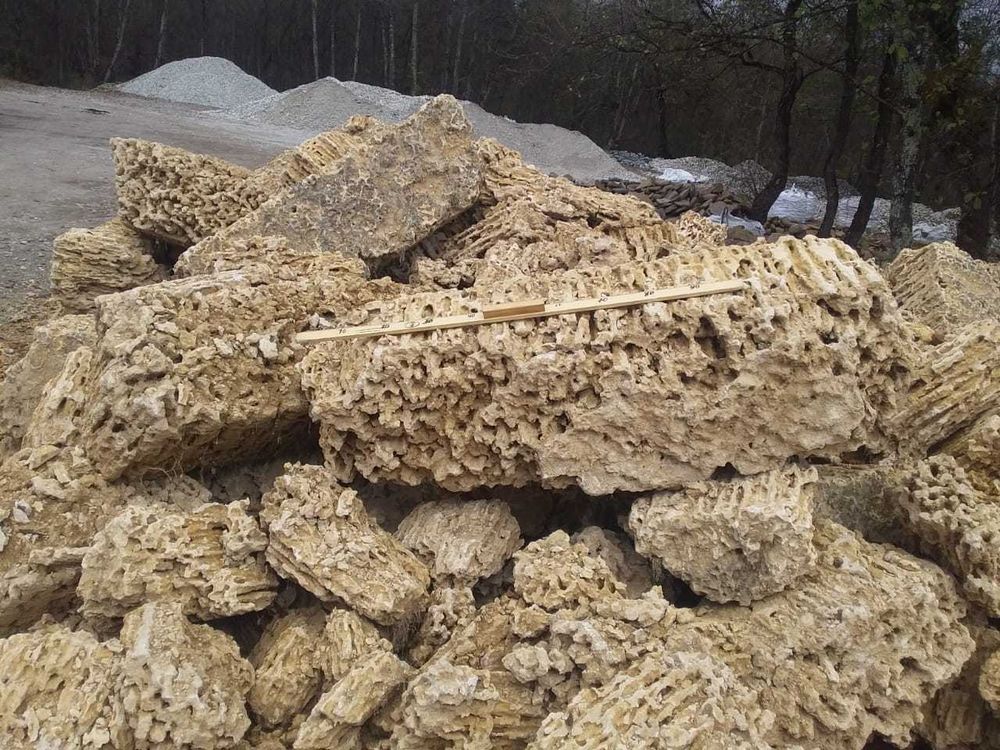 Ландшафтный камень ракушняк Ландшафтный камень ракушняк