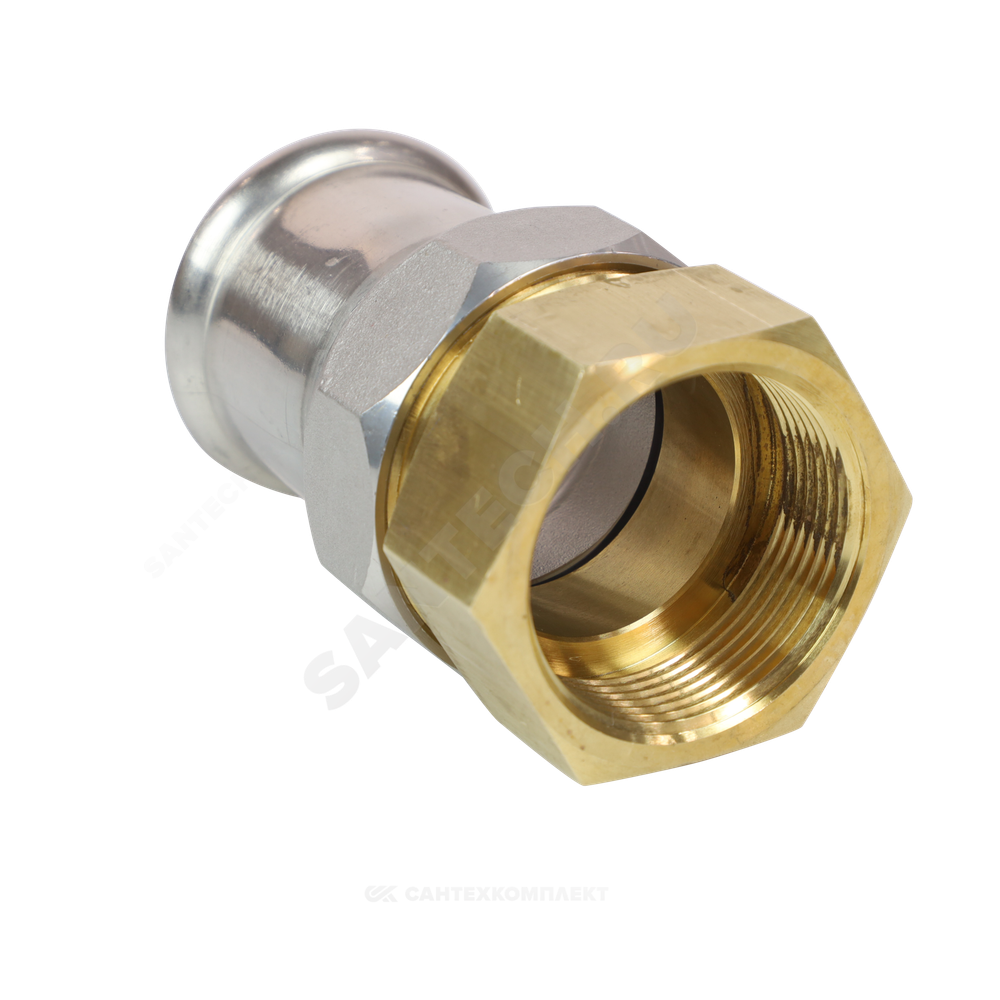 Муфта разъемная сталь нерж AISI 316L Дн 42х1 1/2" Ру16 пресс/ВР Inoxpres RM 184042003