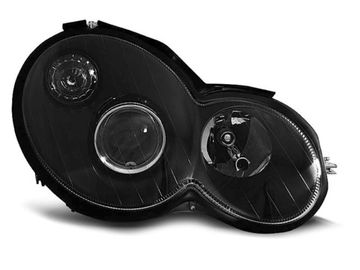 Передние фары black для Mercedes C CL203 coupe