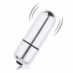 Серебристая вибропуля X-Basic Bullet Mini One Speed - 5,9 см. (Цвет: серебристый)