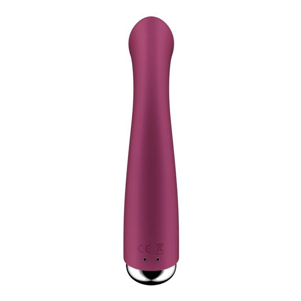 Сливовый вибратор для G-точки Spinning G-Spot 1 - 17 см. (Цвет: сливовый)