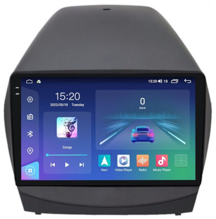 Магнитола для Hyundai iX35 2009-2015 - Parafar PF361RN2K на Android 13, Быстрая, QLED+2K, CarPlay, 4G SIM-слот