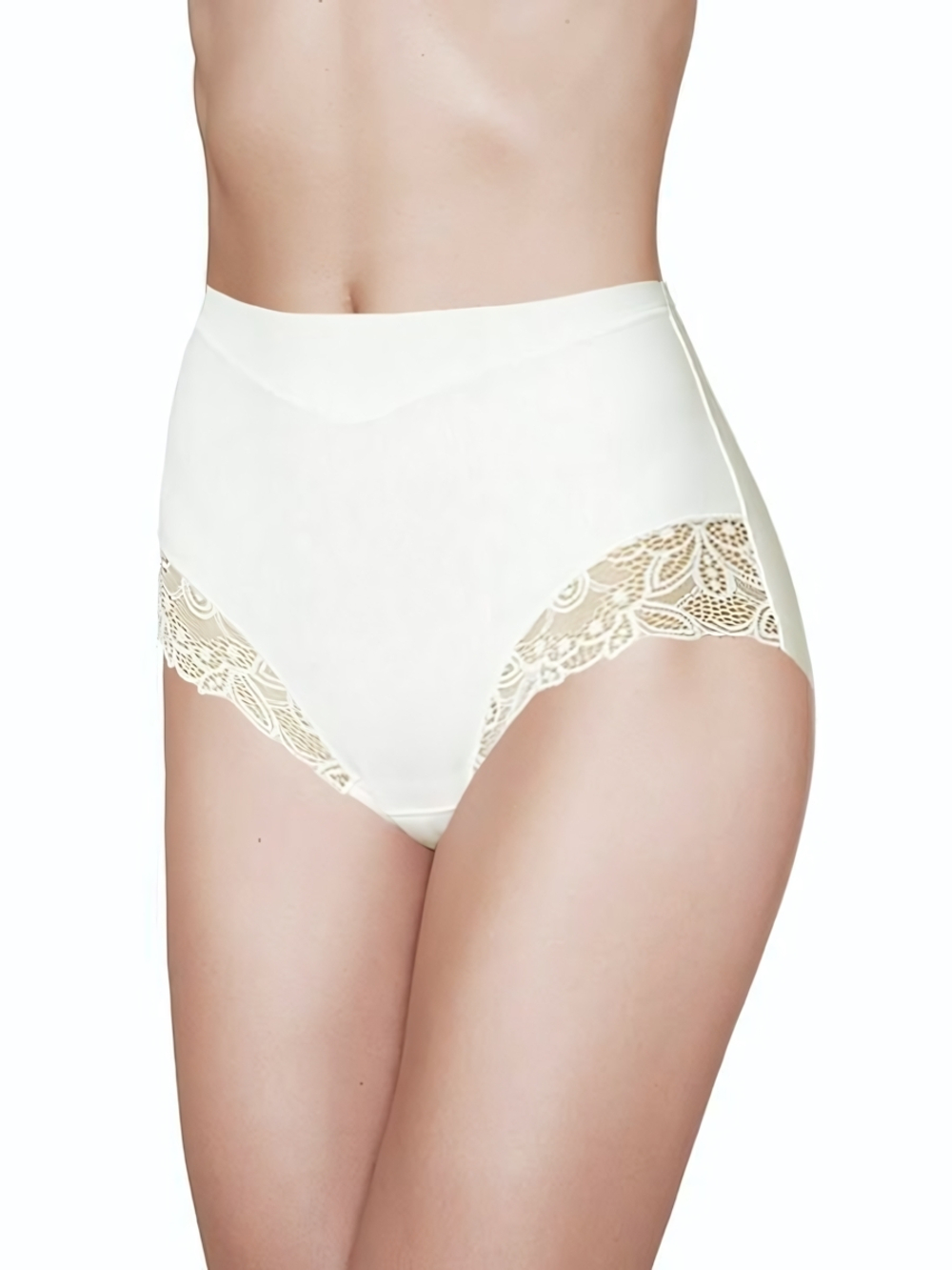 Трусики-слипы с высокой линией талии Bella Best Comfort (Размер: L) (Цвет: кремовый)