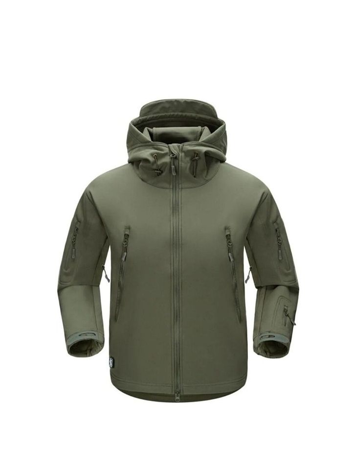 Куртка Shark Skin Soft Shell на флисе (олива)