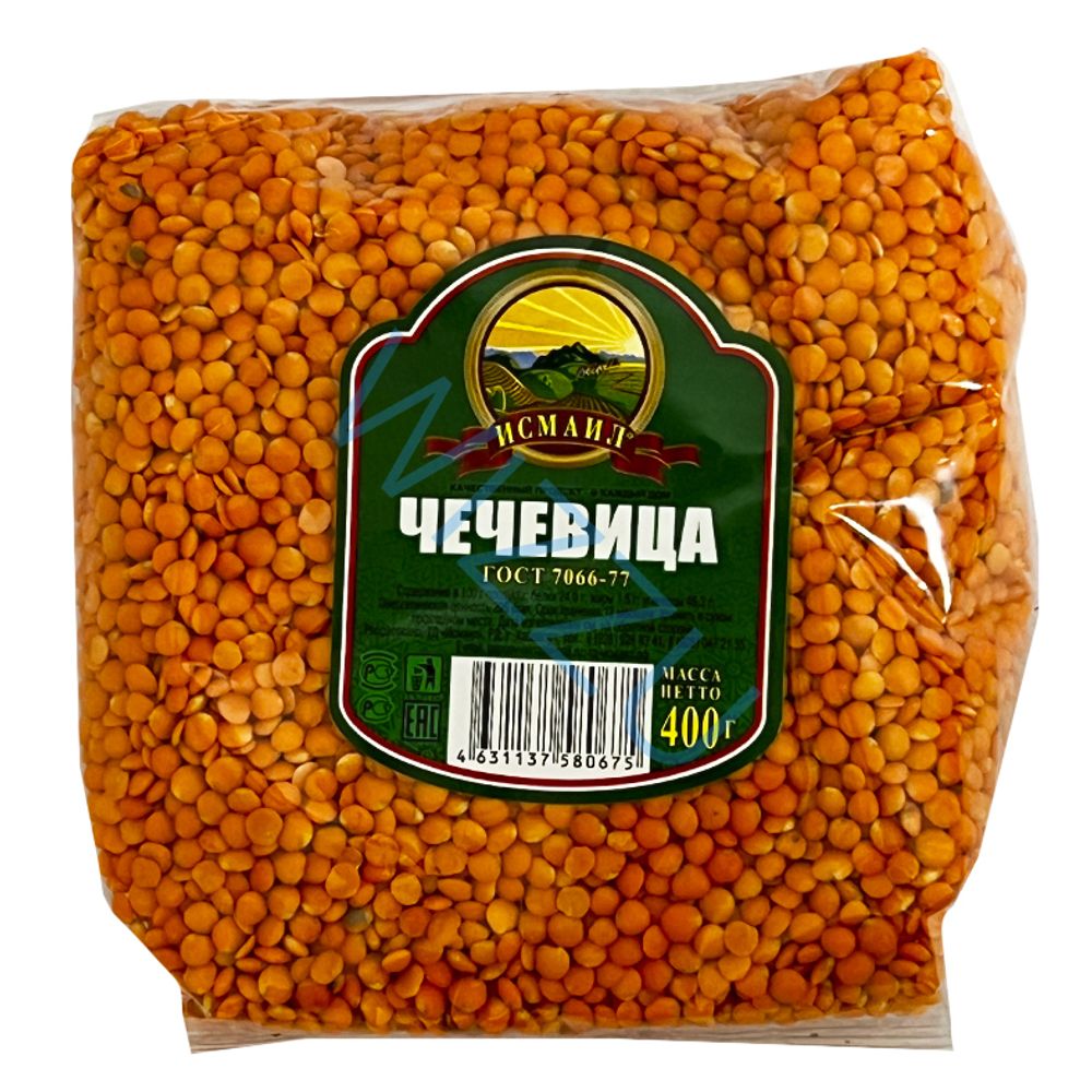 Чечевица Исмаил красная м/у 400гр