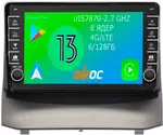 Магнитола для Ford Fiesta 2008-2018 - Airoc AB-1704 (кнопки и крутилки), Android 13, Быстрая, SIM-слот, CarPlay