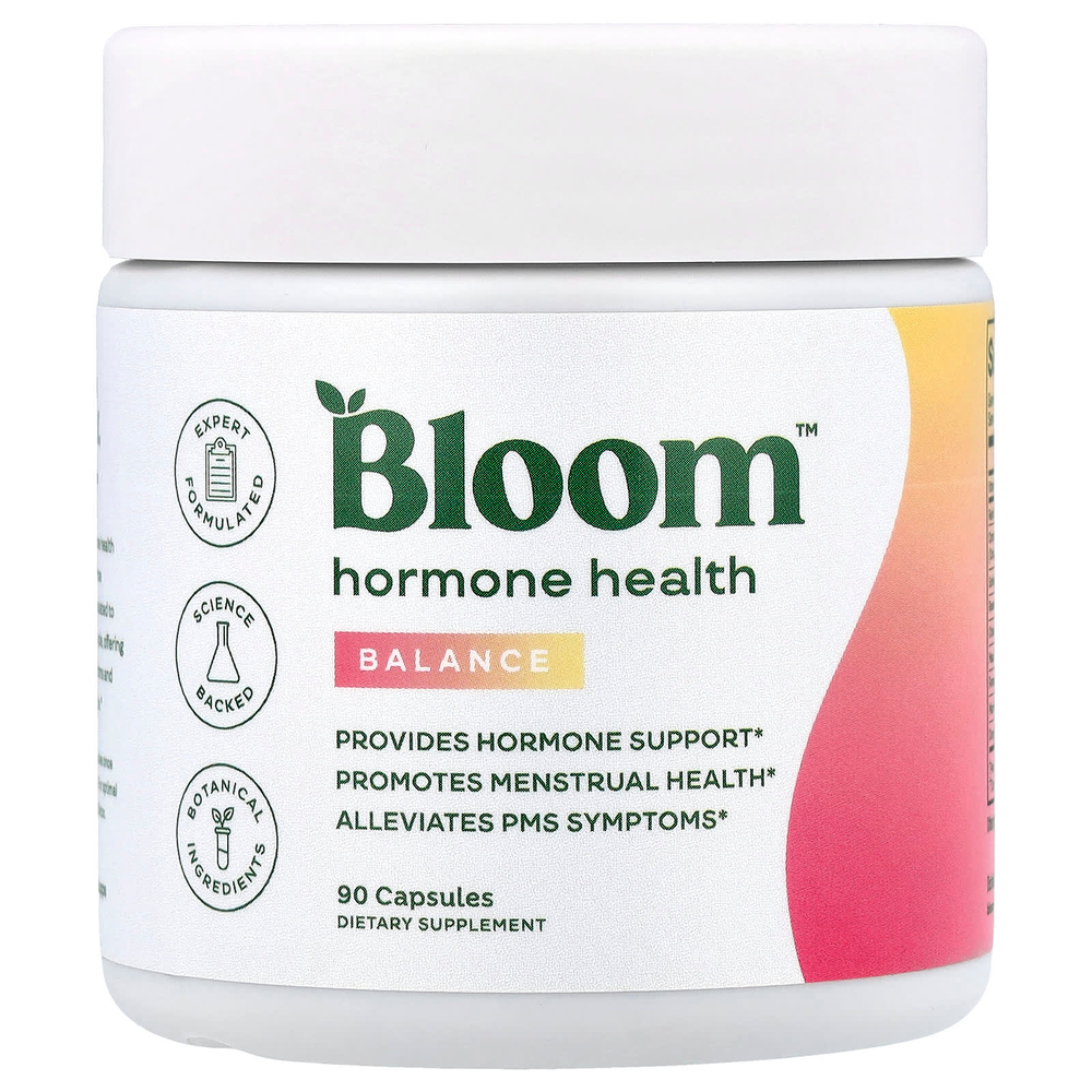 Bloom, Hormone Health, гормональный баланс, 90 капсул