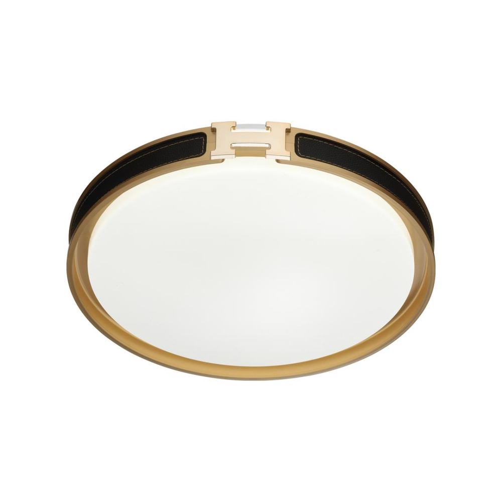 7667/EL COLOR SN 132 Светильник пластик/черн/золот LED 70Вт 3000-6000К D505 IP43 пульт ДУ FAVEMO BLACK