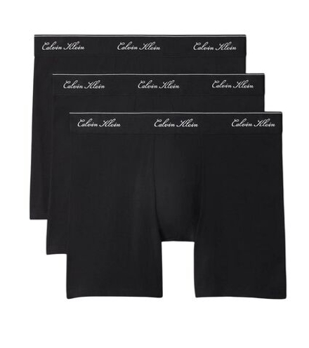 Мужские спортивные боксеры Calvin Klein Icon Cotton Stretch Script Boxer Briefs 3P — multicolor