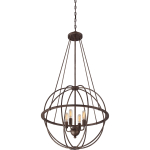 люстра Elgin 4 Light 20 inch Galaxy Bronze Pendant Ceiling Light