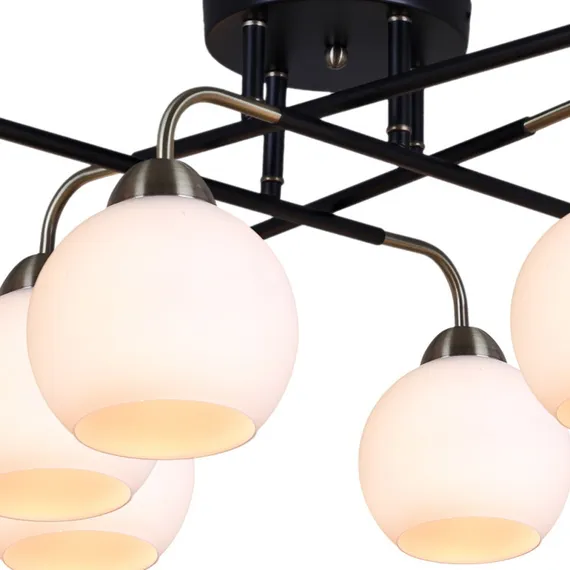 Потолочная люстра IL0252-8CSQ-79 BK AB ILLUMICO