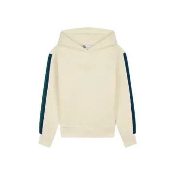 Кофта для девочки теннисная Roland Garros Color Lines - ecru