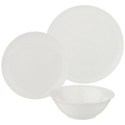 НАБОР ПОСУДЫ ОБЕДЕННЫЙ LEFARD "SILK" НА 4 ПЕР.12 ПР.: 25,5СМ/ 20,5СМ/ 750МЛ 18СМ (КОР=1НАБ.)