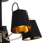 IL6120-5COU-79 BK GD светильник потолочный ILLUMICO, E27х5