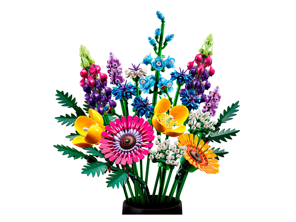 Конструктор Лего Креатор Эксперт Букет диких цветов | LEGO Wildflower Bouquet 10313 — 939 деталей (18+)