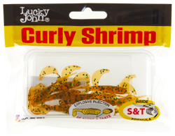 Твистеры съедоб. искусст.  LJ Pro Series Curly Shrimp 2,0in (05.00)/PA19 10шт.
