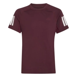 Футболка для девочки теннисная Adidas Girls Club - maroon