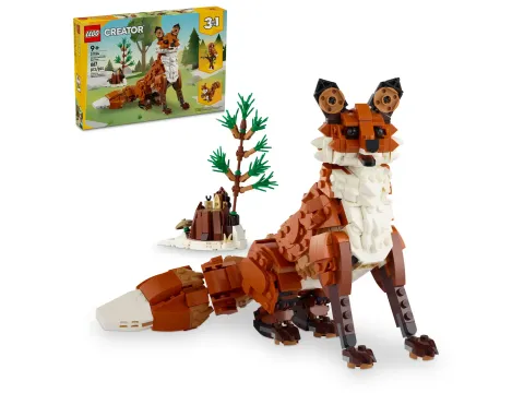 Конструктор LEGO Creator 3in1 31154 Лесные животные: Рыжая лисица