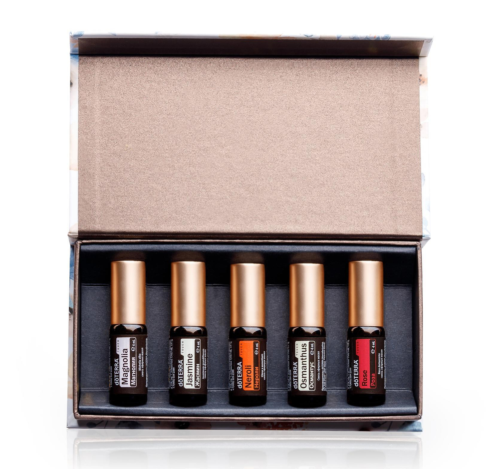 Коллекция ароматов «Драгоценные цветы» Precious Florals doTERRA, 5x4 мл