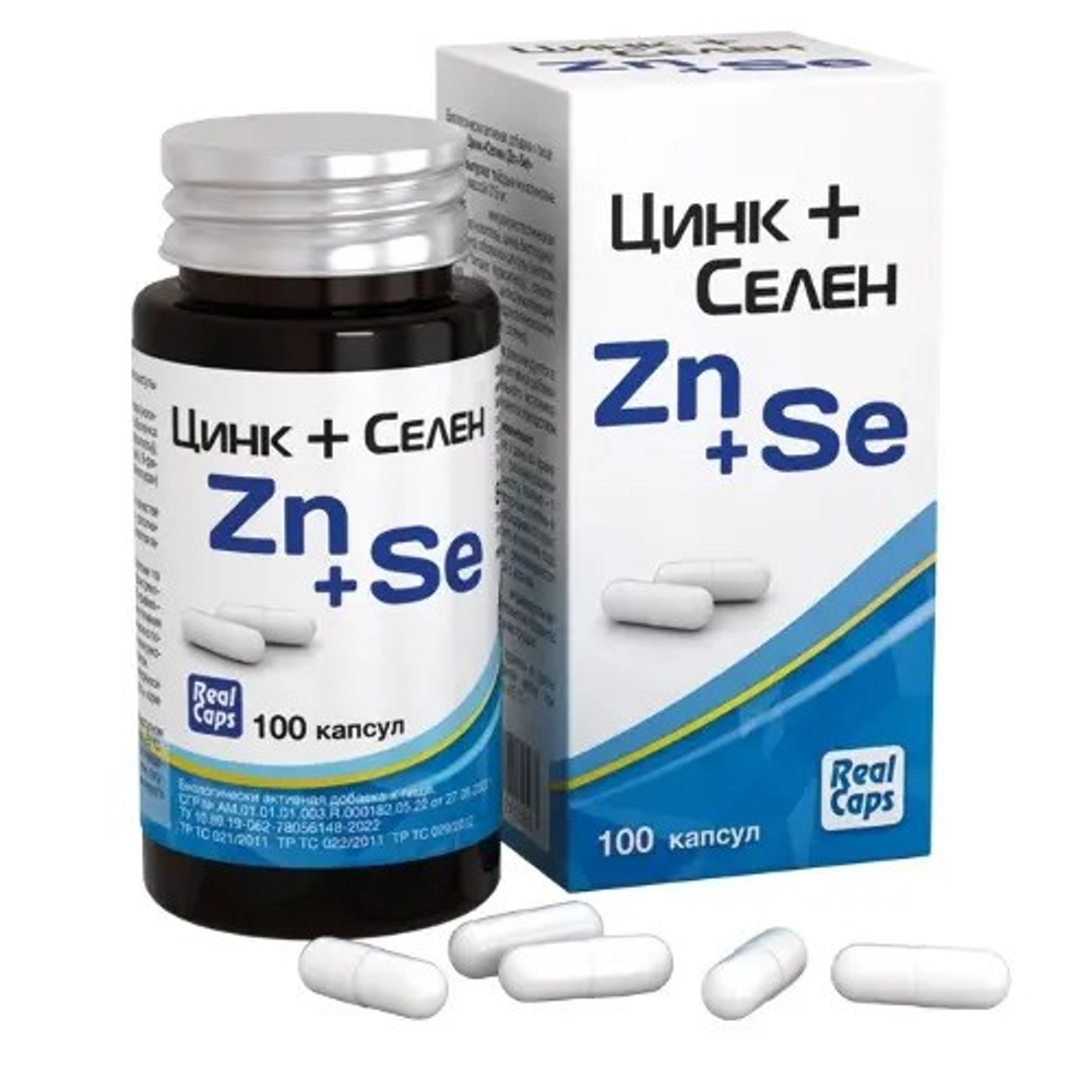 ЦИНК+СЕЛЕН (ZN+SE), капсулы 315 мг, N100, РеалКапс