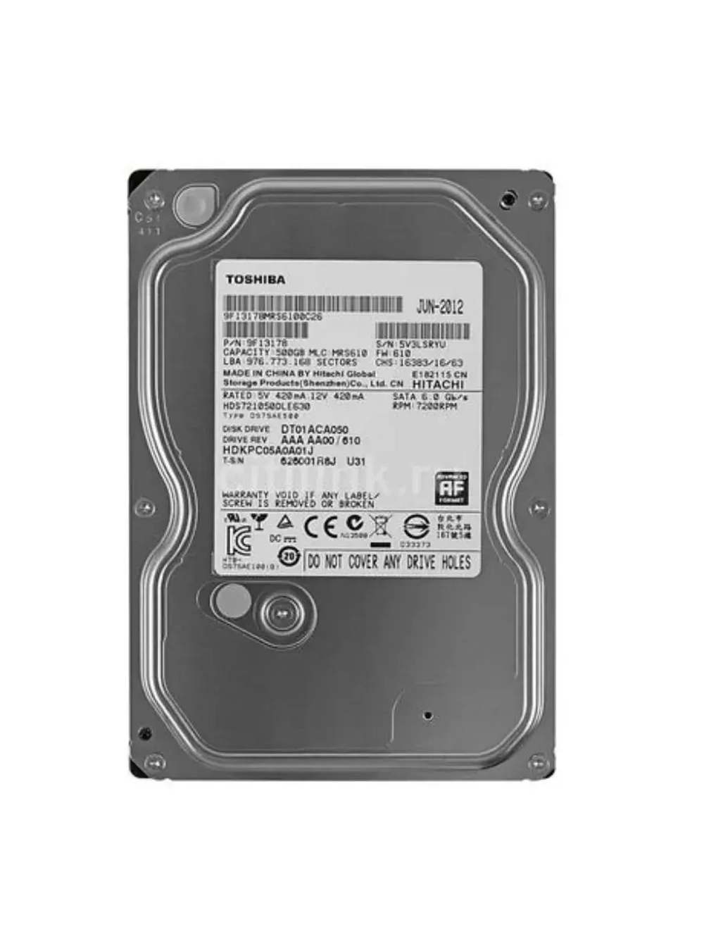 3.5" 512 ГБ Жетский диск DT DT01ACA050